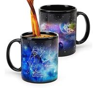 MUGKISS Tasse Verseau, tasse de café constellation, eau chauffée décoloration 11oz