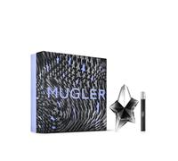 MUGLER ANGEL FANTASM Coffret Cadeau Eau De Parfum Rechargeable Pour Elle - Parfum Pour Femme - Gourmand, Ambré et Fruité - Flacon de 25 ml + Format Voyage de 10 ml