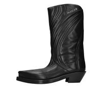 Mugler Bottes noires Nero Neri e Grigi 37