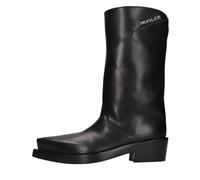 Mugler Bottes noires Nero Neri e Grigi 37