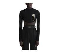 Mugler - Cut Out Back Top - Femme - Tops - Noir - Taille: 36 FR