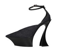 Mugler - Escarpins à talon - Femme - Chaussures - Bleu - Taille: 40 EU