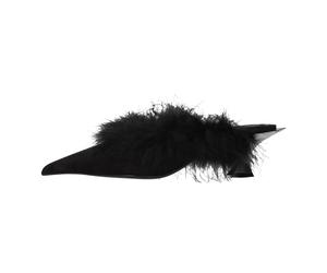 Mugler - Fang 95 Mules - Femme - Chaussures - Noir - Taille: 36 EU