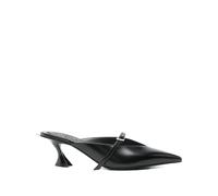 Mugler - Mules à talons - Femme - Chaussures - Noir - Taille: 37 EU