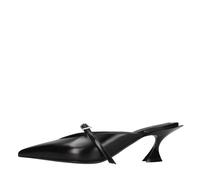 Mugler - Mules en cuir - Femme - Chaussures - Noir - Taille: 37 1/2 EU