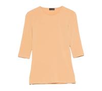 Mugler - To0885 Top Pelle - Femme - Tops - Orange - Taille: 36 FR