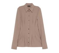Mugler - Top - Femme - Blouses et Chemises - Brun - Taille: 38 FR