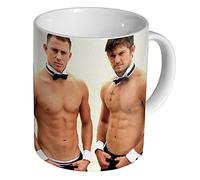 mugmart Alex Pettyfer and Channing Tatum Magic Mike Tasse à café en céramique Blanc