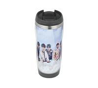 mugmart BTS K Pop Cloud - Tasse de voyage, tasse isotherme pour boissons chaudes et froides