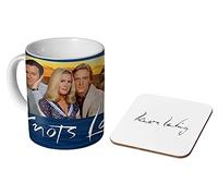 mugmart Knots Landing Ensemble tasse à café et sous-verre en céramique