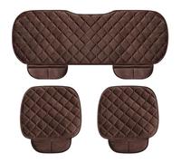MUGONGWEI Couverture de Siège de Voiture,pour Dacia Sandero Stepway 3.GEN 2.Gen 2012-2025 Coussin Housses de siège Coussin Protecteur Auto Supplies - Respirante/Doux/Chaud,Brown