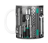 Mugs Café Céramique,Grande Capacité 350ml Design Boîte à Outils - Mug À Café Céramique Avec | Pour Soupe Eau Chaude Thé Voyage Femmes Hommes