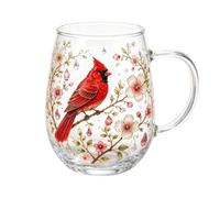 Mugs Café Fleuris Verres Décoratifs Vintage Colibri Fleurs Sauvages