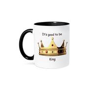 Mugs « C'Est Bon D'Être Roi » 330Ml Tasse Céramique Drôle Tasses Pour Lait Ami Chocolat Chaud