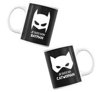 Mugs Couple Batman Et Catwoman Tasses Duo Amour