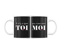 Mugs couple Toi qui rime avec Moi | Tasses Duo Amour