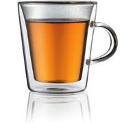 Mugs en Verre Double Paroi Bodum Canteen Par Deux Incolore G