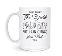 Mugs Je Peux Changer Ton Ongle 330Ml Tasses Drôle Céramique Mug Pour Ami Chocolat Chaud Famille