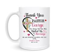 Mugs Merci Au Pasteur En Mariage 330Ml Tasses Céramique Porcelaine Tasse Pour Lait Eau Homme
