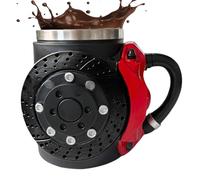 Mugs Originaux | Design Disque de Frein Tasses à Café Tendance,Avec Poignée Antidérapante Ergonomique pour Amis Travail Père Anniversaire Mère Collègue Enseignant