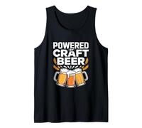 Mugs Powered by Craft Beer Drink Lover Débardeur