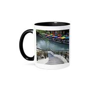 Mugs River Walk Et Rivière San Antonio, San Antonio, Texas 330Ml Tasses Durable Porcelaine Tasse Pour Femme Famille Collègue