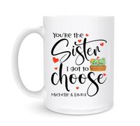 Mugs Tu Es La Sœur Que J'Ai Pu Choisir 330Ml Tasse Drôle Céramique Mug Pour Homme Eau Collègue