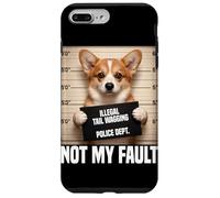 Mugshot Amusant en Corgi : Le remuement illégal de la Queue n'est Pas de ma faute Coque pour iPhone 7 Plus/8 Plus