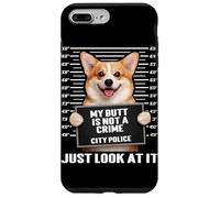 Mugshot Amusant en Corgi, Mes Fesses ne sont Pas Un Crime, il Suffit de Le Regarder Coque pour iPhone 7 Plus/8 Plus