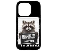 Mugshot de Raton Laveur arrêté pour Avoir plongé dans Une Benne à ordures C'est Un Style de Vie Coque pour iPhone 15 Pro