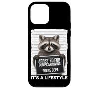 Mugshot de Raton Laveur arrêté pour Avoir plongé dans Une Benne à ordures C'est Un Style de Vie Coque pour iPhone 12 Mini