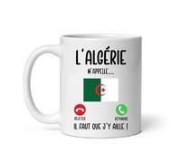 MugSmile Mug Algérie m'appelle Tasse Algérie humour voyage