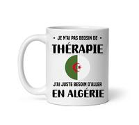 MugSmile Mug Algérie thérapie vacances départ voyage Tasse Algérie