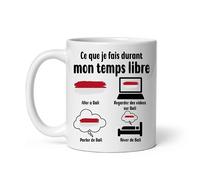 MugSmile Mug Bali durant temps libre humour voyage Tasse Bali