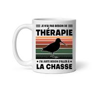 MugSmile Mug bécasse chasse thérapie vintage humour chasseur Tasse chasse
