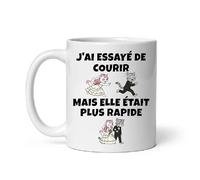 MugSmile Mug EVG humour chat futur marié courrir humour Tasse EVG