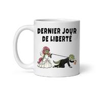 MugSmile Mug EVG t rex dinosaure dernier jour de liberté enterrement de vie de garçon Tasse EVG