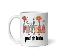 MugSmile Mug future prof de latin fleurs boho bohème tasse femme