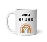MugSmile Mug future prof de philo arc en ciel boho tasse femme