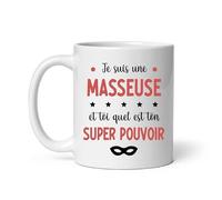 MugSmile Mug masseuse super pouvoir Tasse masseuse