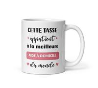 MugSmile Mug meilleure aide à domicile cette tasse appartient à la meilleure aide à domicile du monde tasse aide à domicile femme