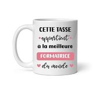MugSmile Mug meilleure formatrice cette tasse appartient à la meilleure formatrice du monde tasse formatrice femme