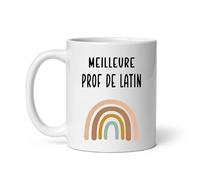MugSmile Mug meilleure prof de latin arc en ciel boho tasse femme