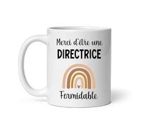 MugSmile Mug Merci d'être une directrice formidable boho arc-en-ciel bohème Tasse directrice femme