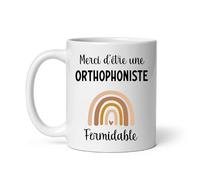MugSmile Mug Merci d'être une orthophoniste formidable boho arc-en-ciel bohème Tasse orthophoniste femme