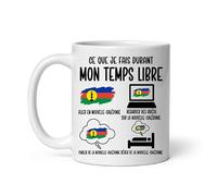 MugSmile Mug Nouvelle Calédonie ce que je fais durant temps libre humour Tasse voyage