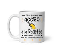 MugSmile Mug pas accro raclette relation sérieuse Tasse raclette