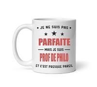 MugSmile Mug pas parfaite prof de philo tasse femme