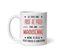 MugSmile Mug prof de philo pas magicienne drôle tasse femme