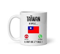 MugSmile Mug Taïwan m'appelle Tasse Taïwan humour voyage